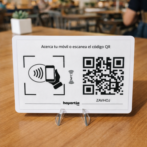 Tarjeta Física NFC de PVC Configurada