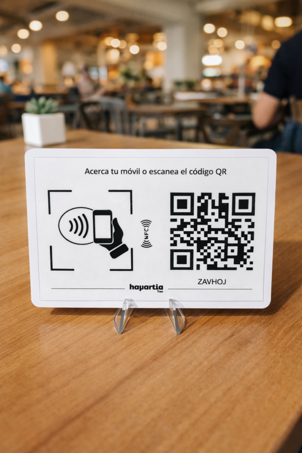 Tarjeta Física NFC de PVC Configurada